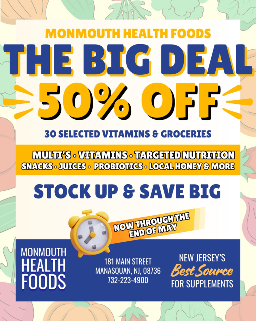 The Big Deal 50% Off 30 Selected Vitamins and Groceries