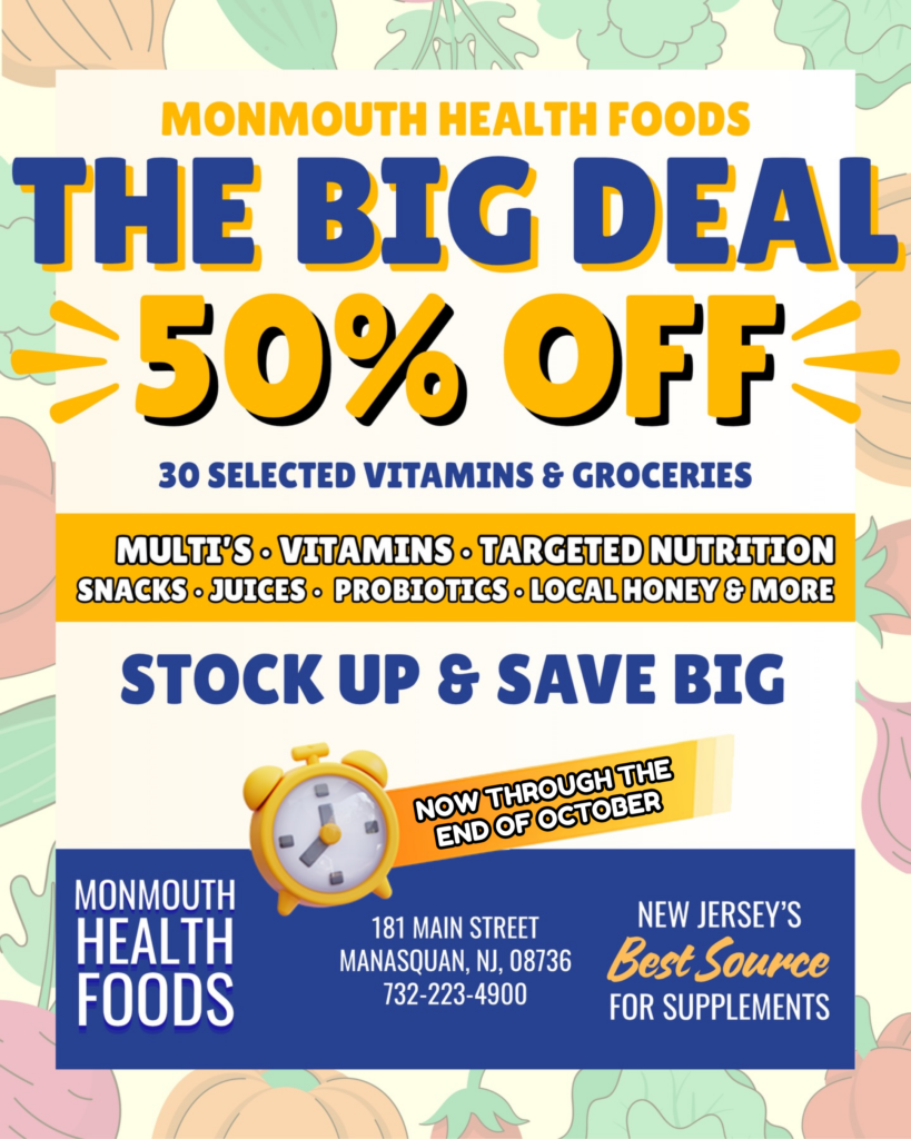 The Big Deal 50% Off 30 Selected Vitamins and Groceries